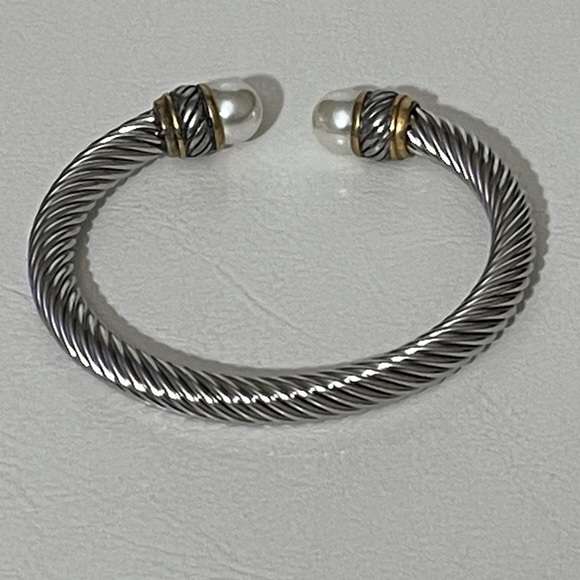 Luxury Twisted Cable Bangle Bracelet Stackable Women’s Jewelry - Picture 4 of 5